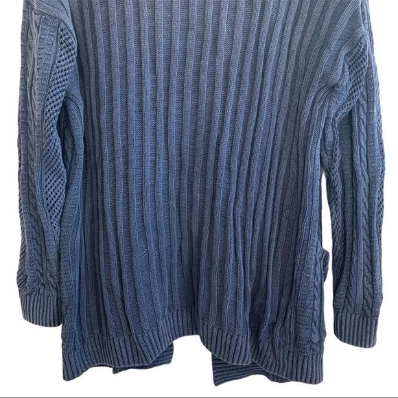 Ecoté Cable Knit Drop Shoulder Cardigan - Picture 6 of 6